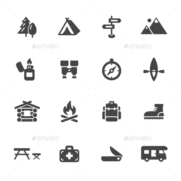 Camping Icons - Miscellaneous Icons