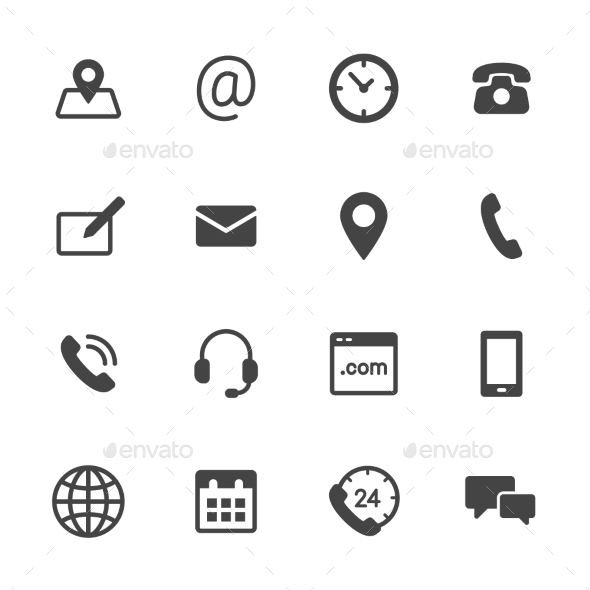 Contact Icons - Icons