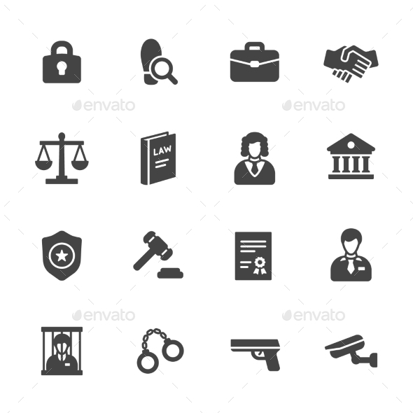 Law Icons - Icons