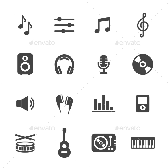 Music Icons - Media Icons