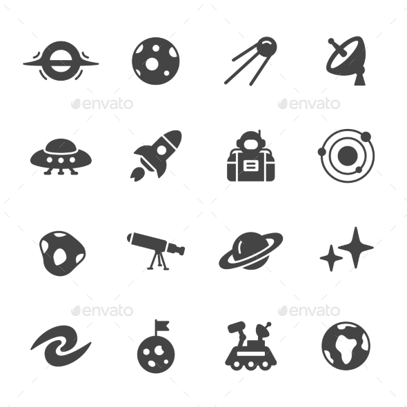 Space And Astronomy Icons - Icons