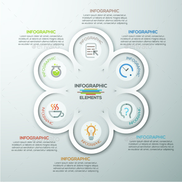 Modern Infographic Paper Template - Infographics