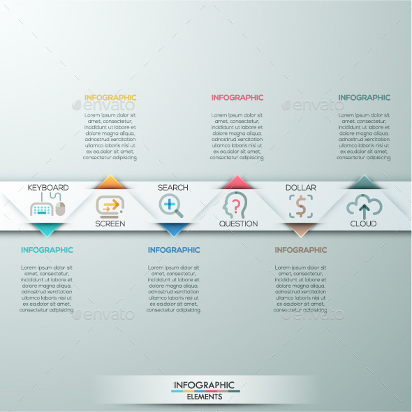 Modern Infographic Paper Template - Infographics