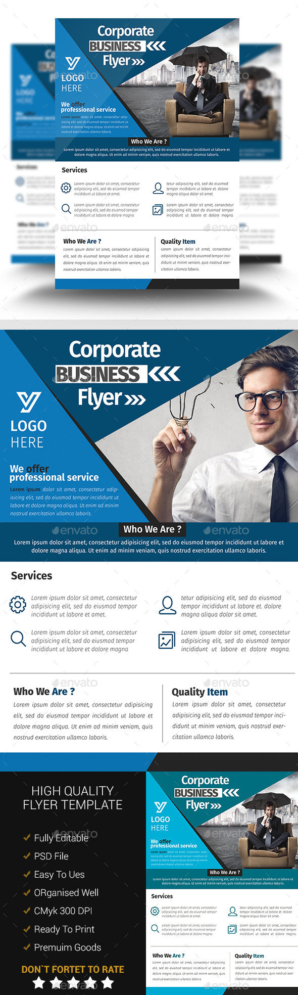 A4 Business Flyer Template 06 - Corporate Flyers
