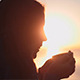 Woman Drinking A Hot Drink At Dawn Woman Drinking A Hot Drink At Dawn - VideoHive Item for Sale