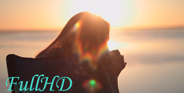 Woman Drinking A Hot Drink At Dawn Woman Drinking A Hot Drink At Dawn