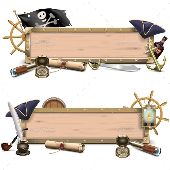 Vector Pirate Billboards - Miscellaneous Vectors