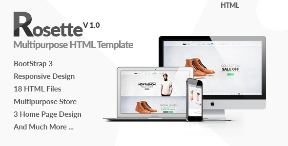 Rosette Responsive Multipurpose HTML5 Template Rosette Responsive Multipurpose HTML5 Template