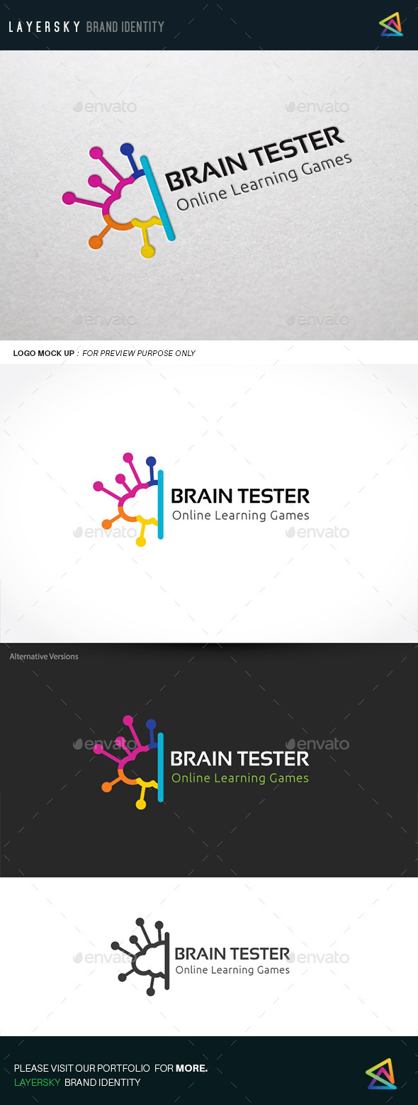 Brain Tester - Humans Logo Templates