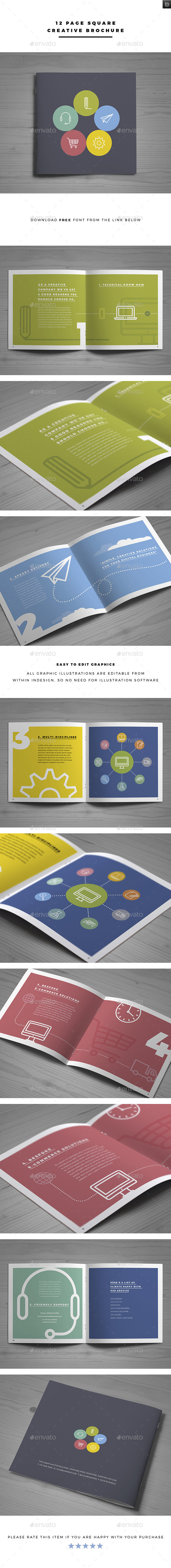 12 Page Square Creative Brochure 12 Page Square Creative Brochure