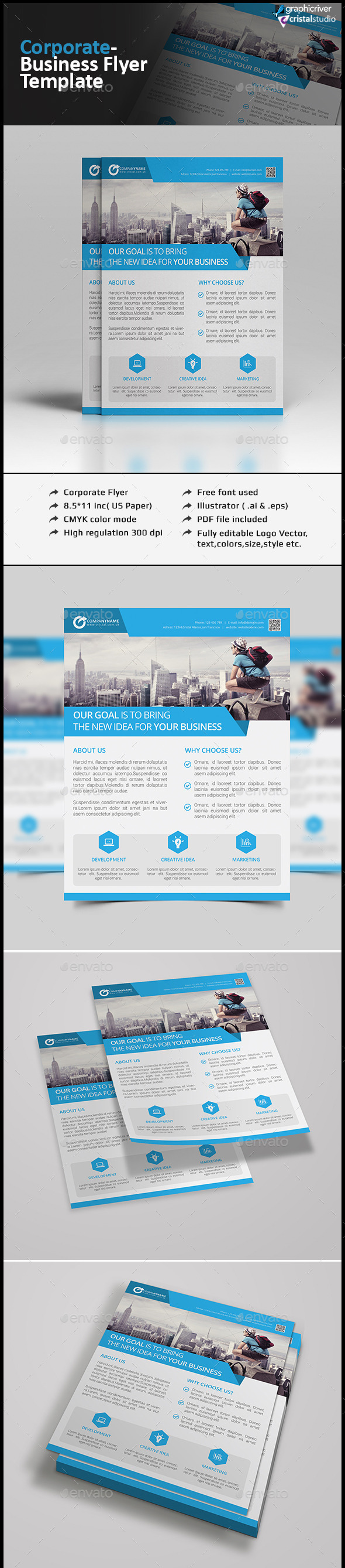 Corporate Flyer-Multipurpose - Corporate Flyers