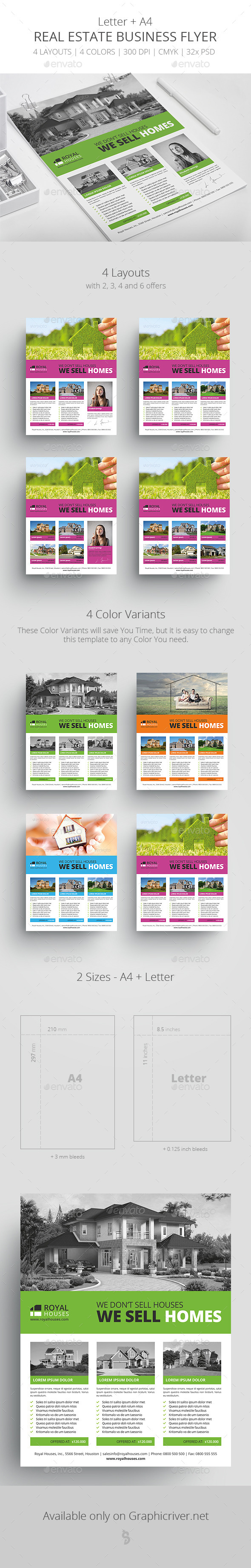 Real Estate Business Flyer Template 1 Real Estate Business Flyer Template 1