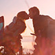 Man And Woman Sitting And Greeted The Dawn Man And Woman Sitting And Greeted The Dawn - VideoHive Item for Sale