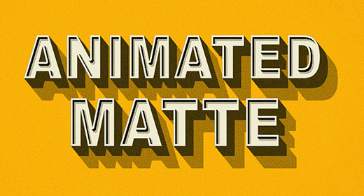 Animated Matte