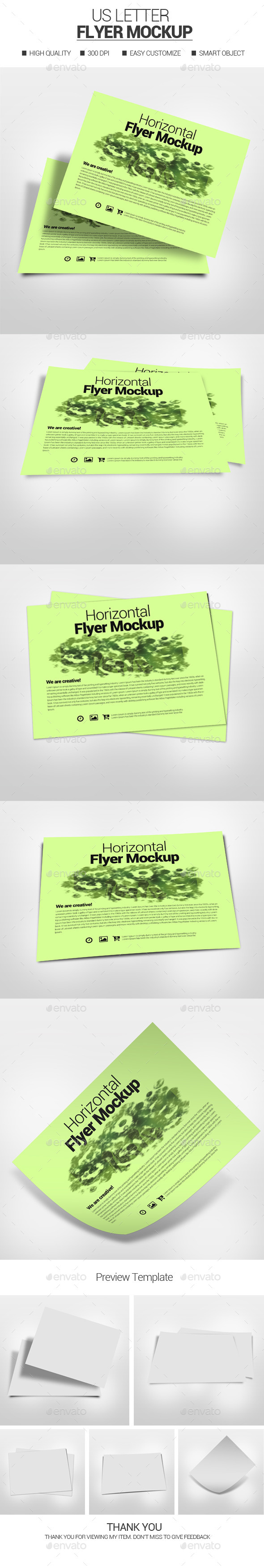 Horizontal Flyer Mockup - Flyers Print