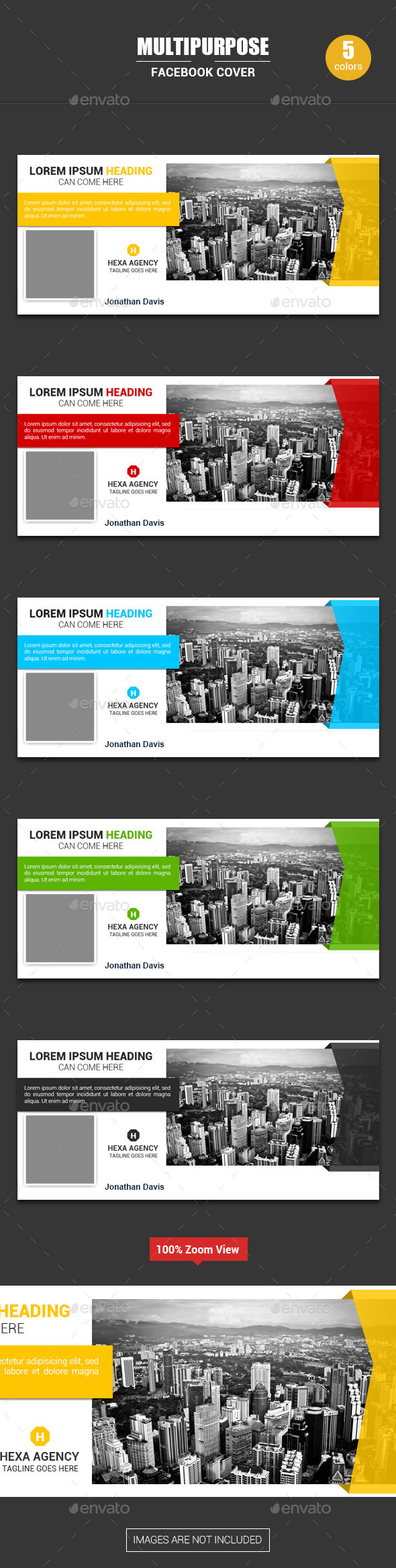 Multipurpose Facebook Cover V1 - Facebook Timeline Covers Social Media