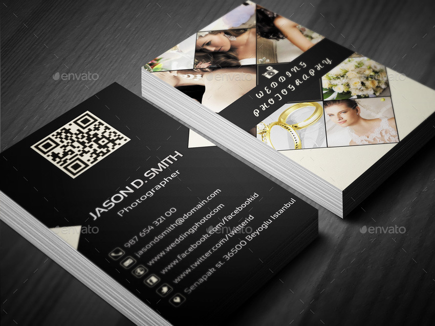 photographer business card