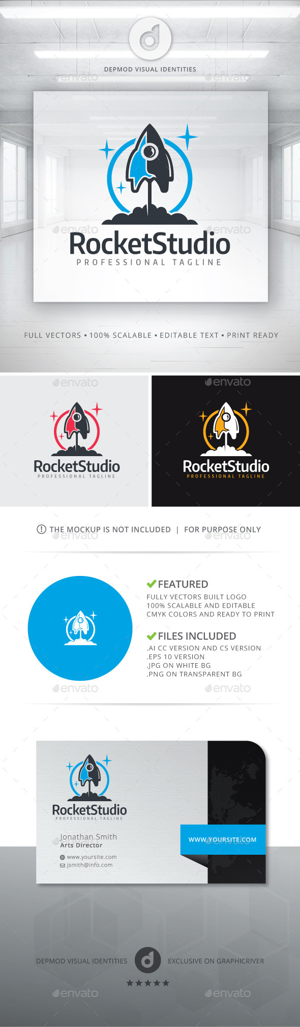 Rocket Studio Logo Rocket Studio Logo