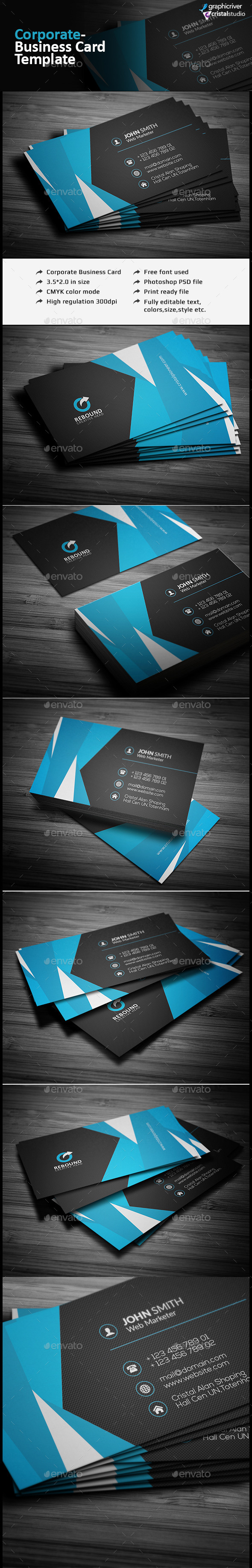 Corporate Business Card - Corporate Business Cards
