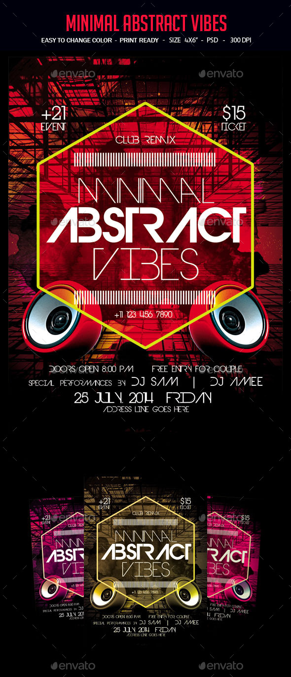 Minimal Abstract Vibes - Clubs & Parties Events