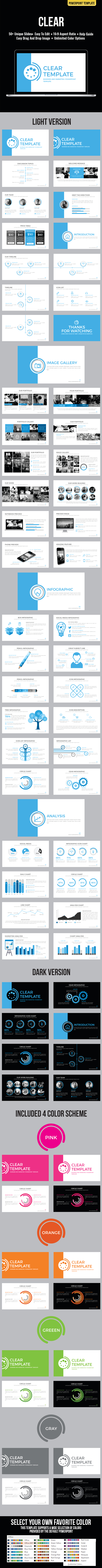 Clear Powerpoint Template - Business PowerPoint Templates