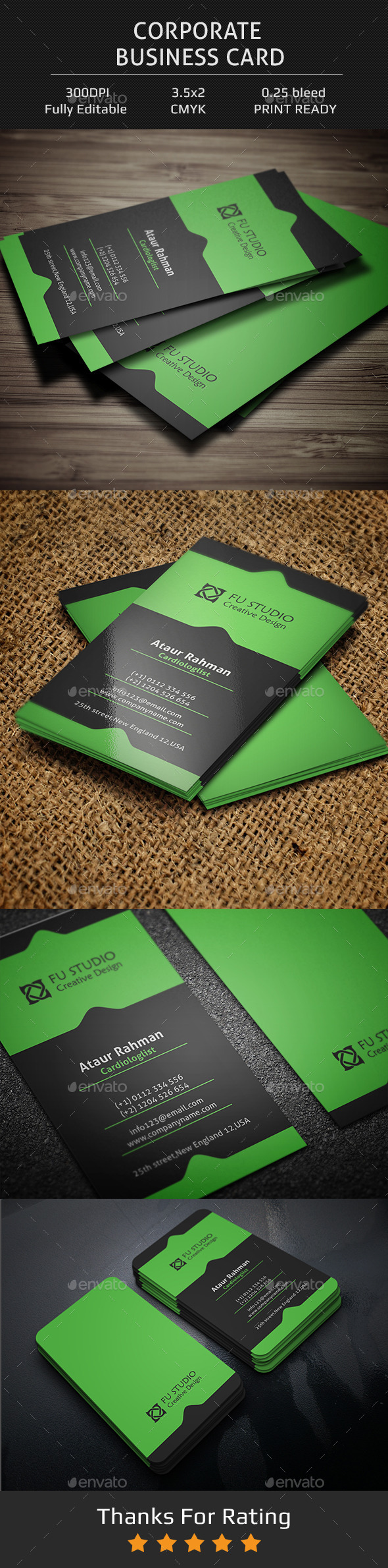 Corporate Business Card - Corporate Business Cards