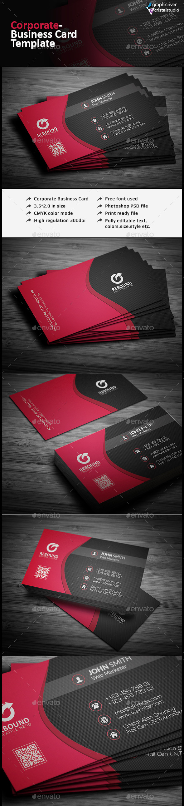 Corporate Business Card - Corporate Business Cards