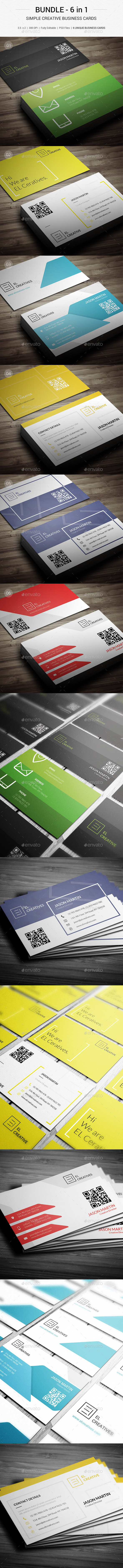Bundle - Metro Minimal Business Cads - 145 - Creative Business Cards