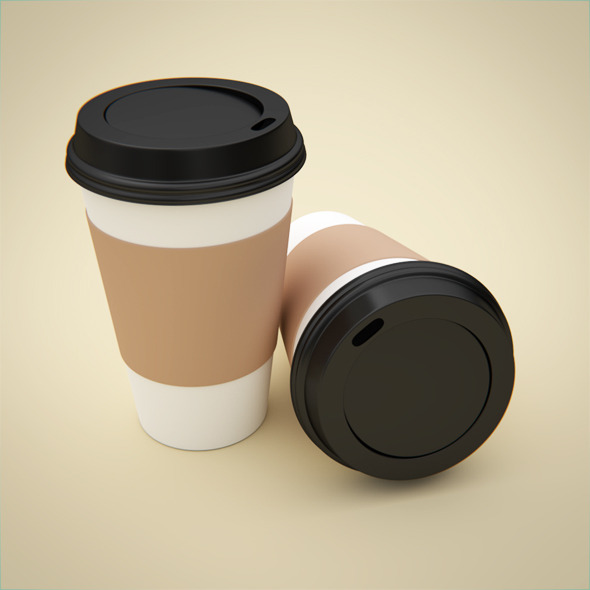 Paper Coffee Cup - 3Docean 12446677