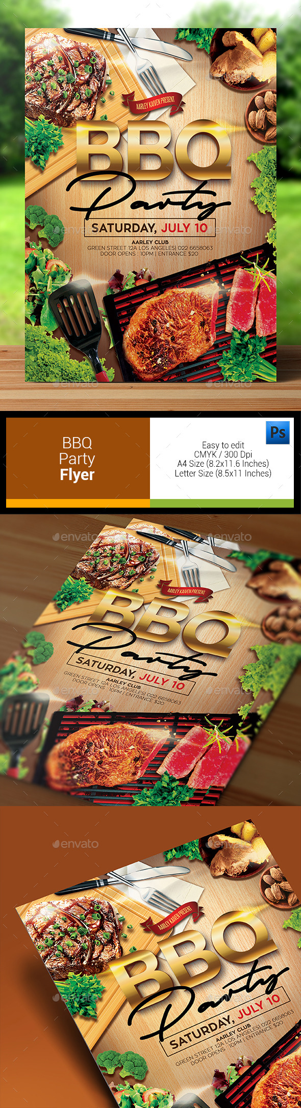 BBQ Party Flyer - Events Flyers