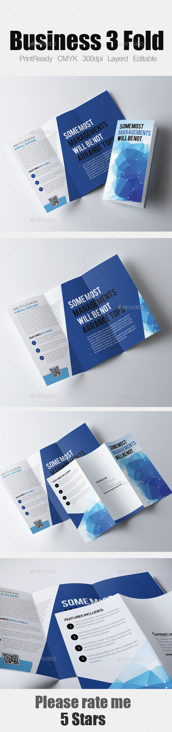 Tri Fold Business Brochure - Corporate Brochures