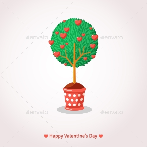 Valentine's Day Love Tree. - Valentines Seasons/Holidays