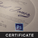 Multipurpose Modern Certificate v.10