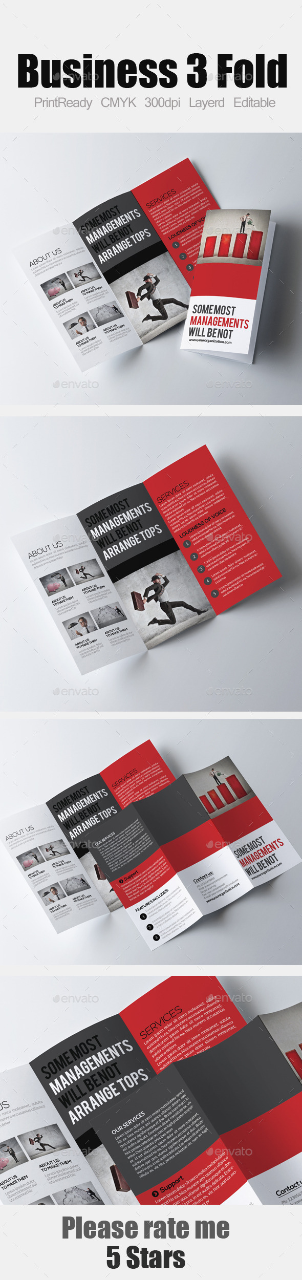 Tri Fold Business Brochure - Corporate Brochures