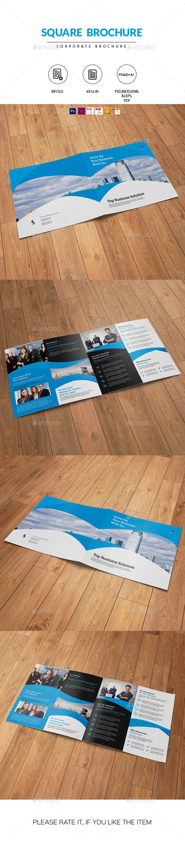 Square Brochure for Business - Corporate Brochures