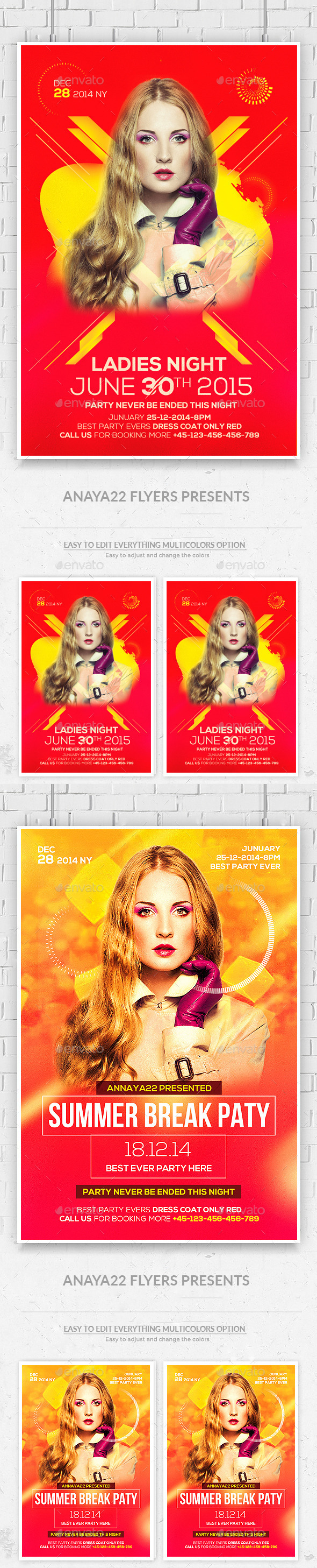 Guest DJ Night Flyers Bundle Guest DJ Night Flyers Bundle