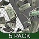 Banknotes Falling V2 - 5 Pack - VideoHive Item for Sale