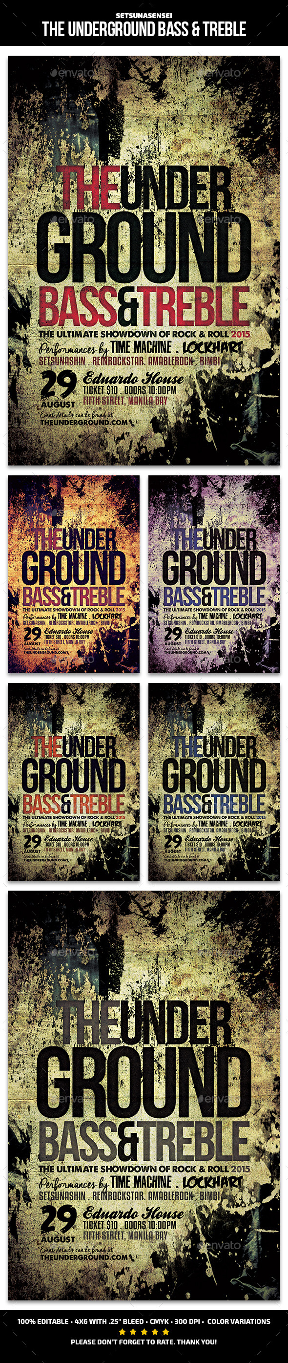 The Underground Bass and Treble - Concerts Events