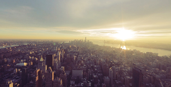 New York Manhattan Sunset
