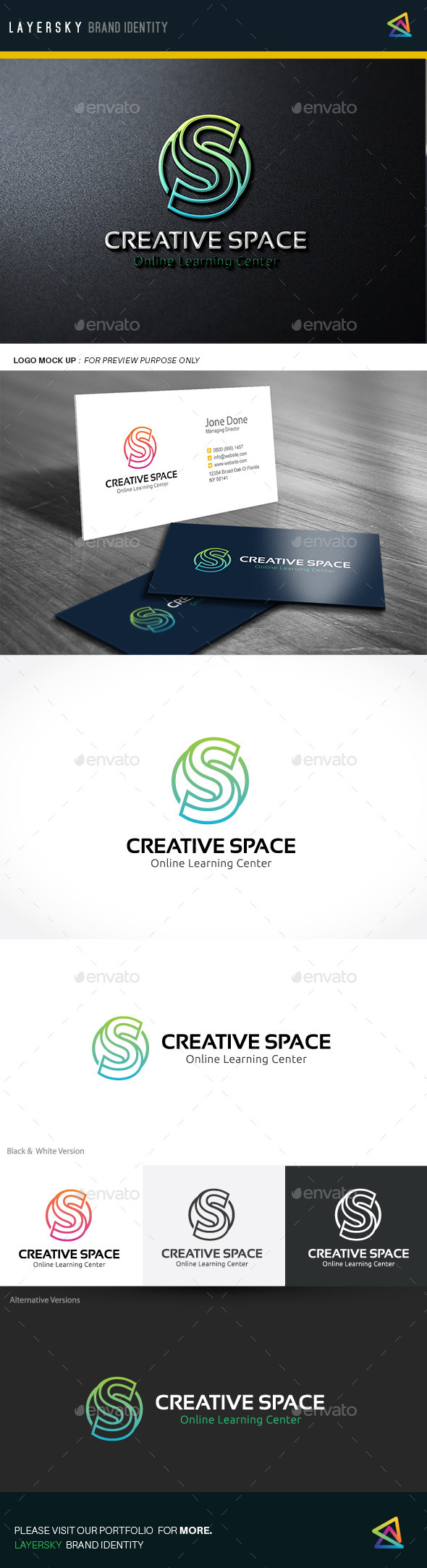 Creative Space - Letters Logo Templates