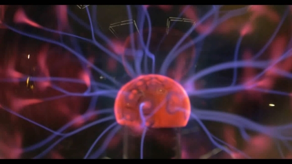 Plasma Globe In Action Plasma Globe In Action