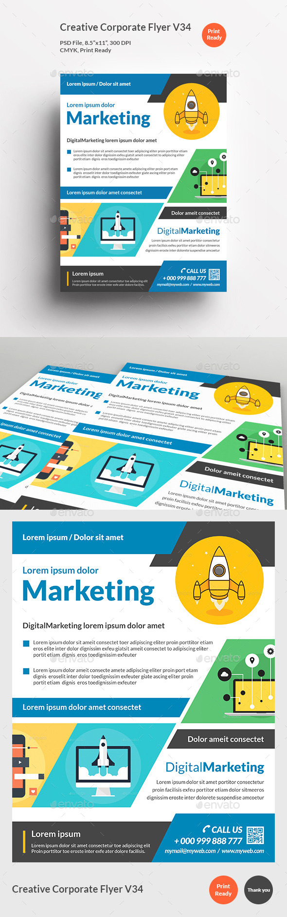Creative Corporate Flyer V34 - Corporate Flyers