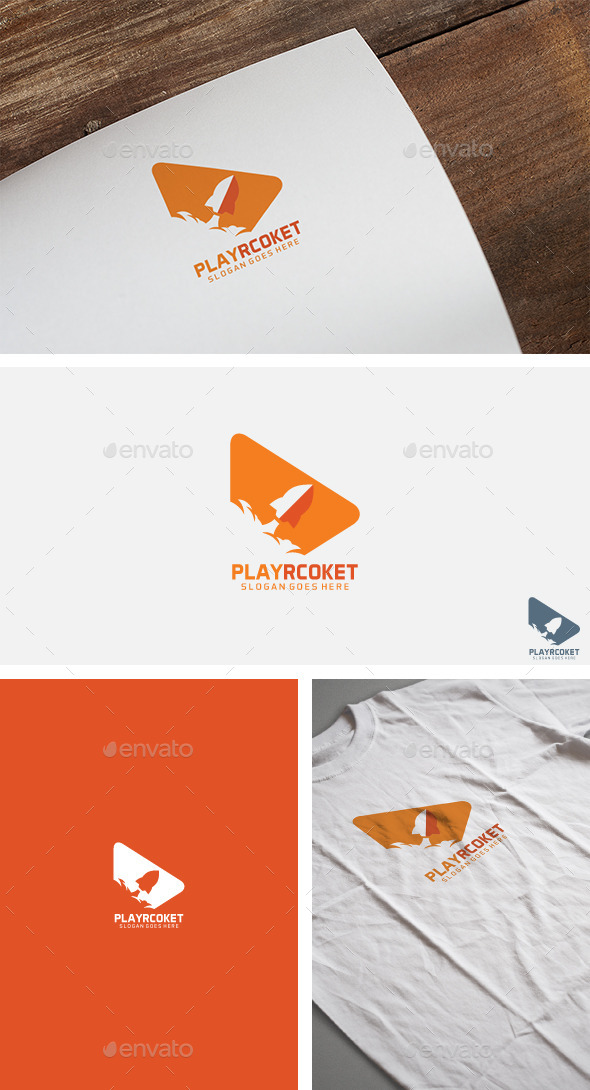 Play Rocket Logo - Logo Templates