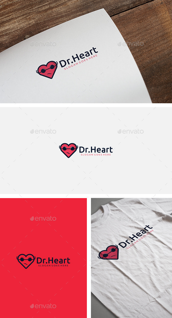 Dr Heart Logo - Logo Templates