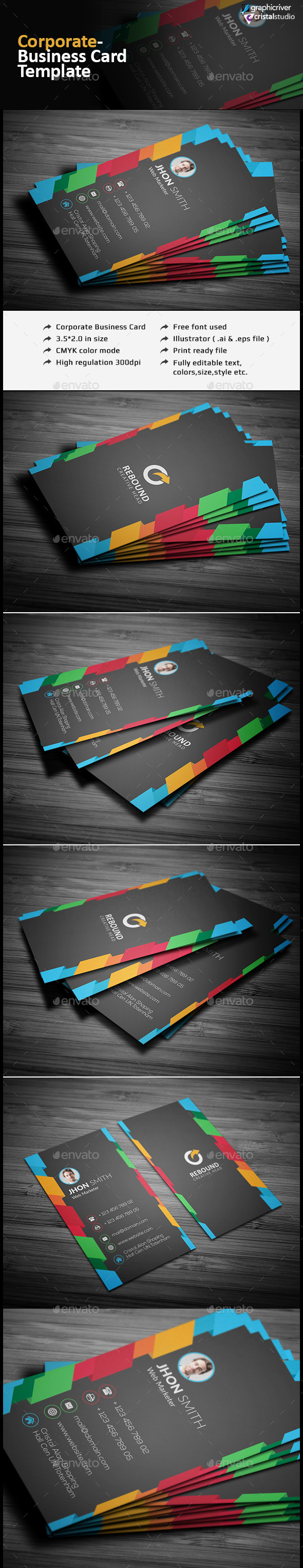 Corporate Business Card - Corporate Business Cards
