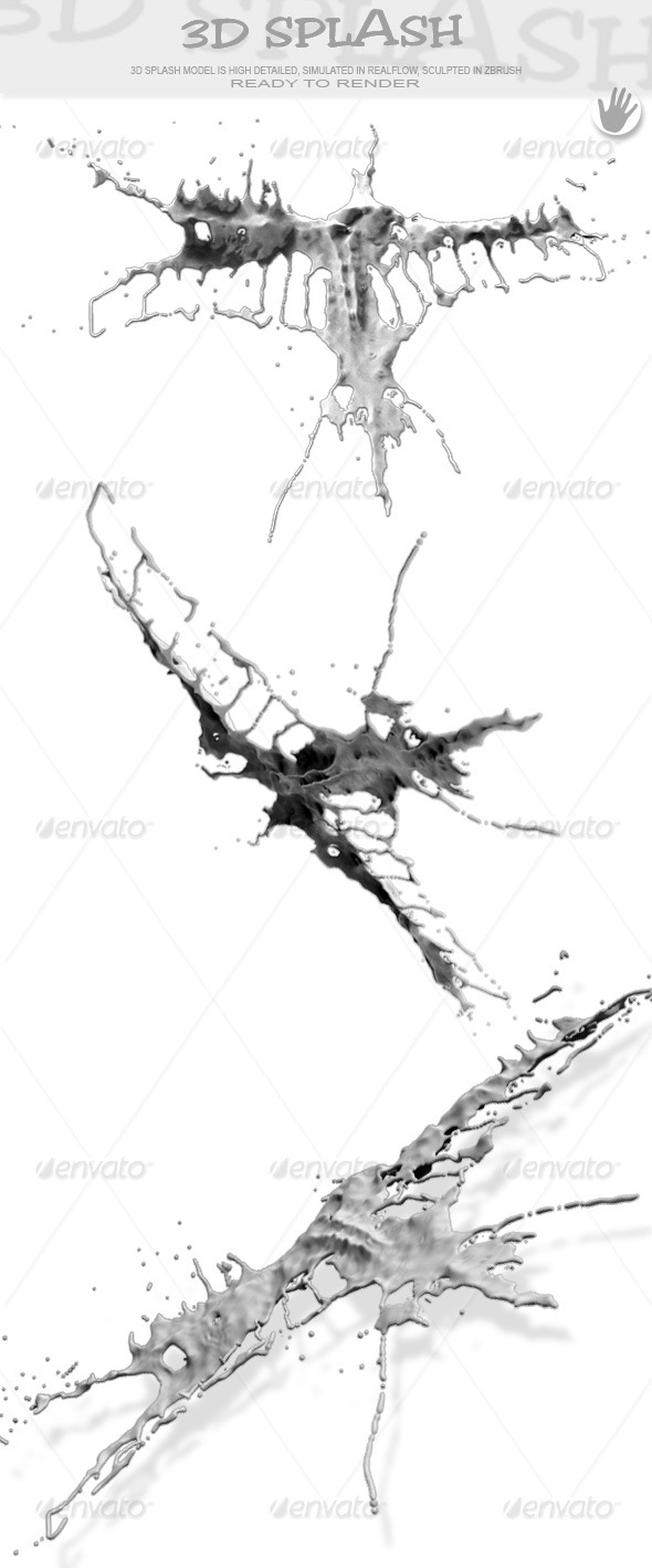 HD Abstract Water - 3Docean 12467900