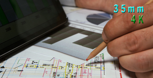 Architect Using Tablet In The Work 03 