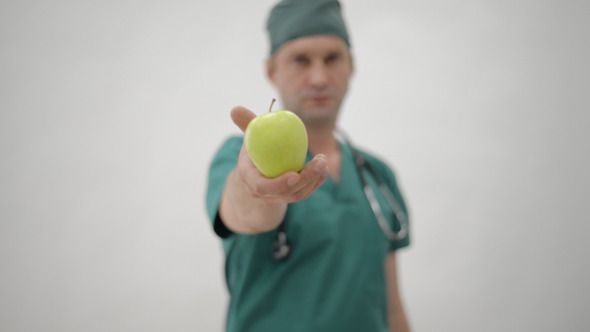 Doctor Offers Apple Good Health