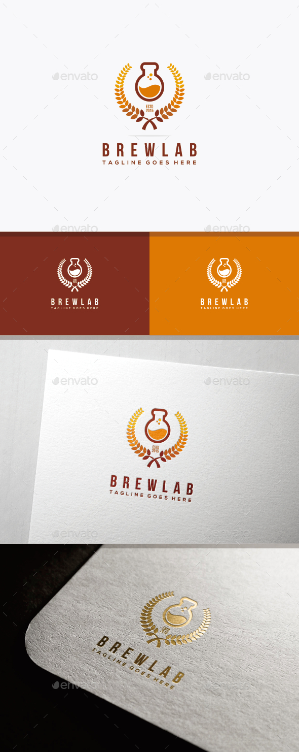 BrewLab Logo Template BrewLab Logo Template