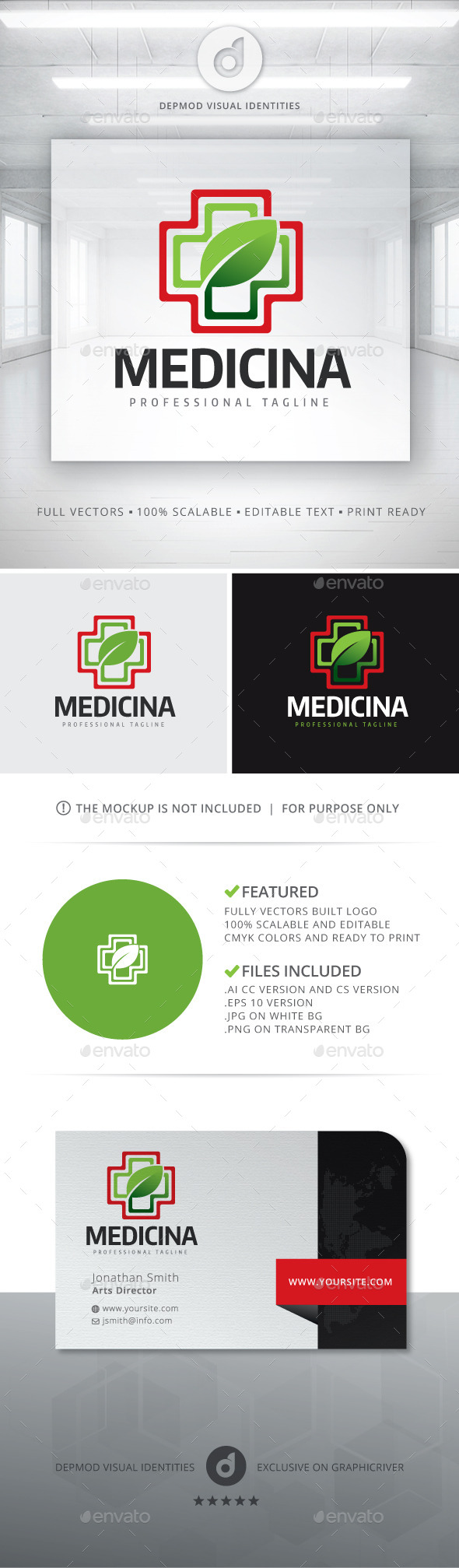 Medicina Logo - Symbols Logo Templates